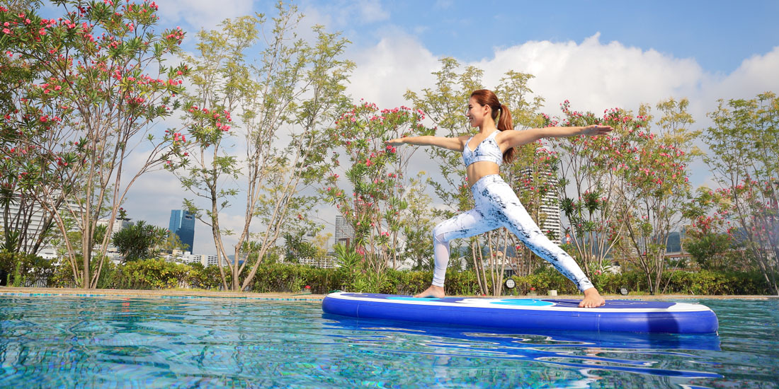 【夏休み特別企画】清々しい神戸の朝を愉しむ「朝SUPヨガ」