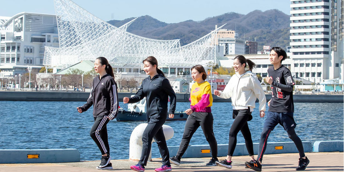 【ヘルスツーリズム認証プログラム】神戸みなと温泉 蓮「ウエルネスウォーキング」