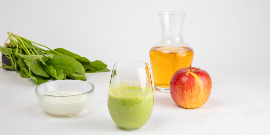 Mizkan&神戸みなと温泉 蓮 共同開発!お酢スムージー