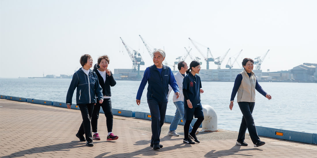 【ヘルスツーリズム認証プログラム】神戸みなと温泉 蓮「ウエルネスウォーキング」