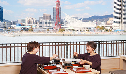 御食事付き日帰り温泉プランを楽しむイメージ画像