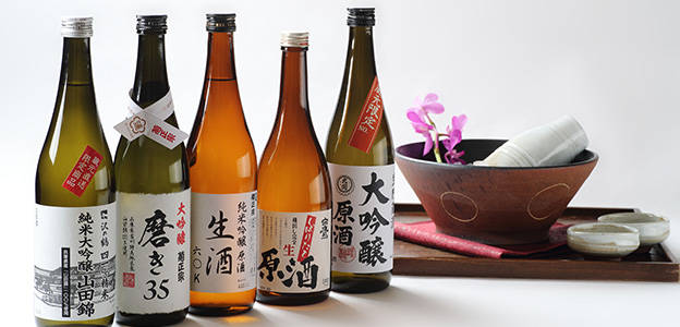 御食事処 水蓮の日本酒ラインナップ