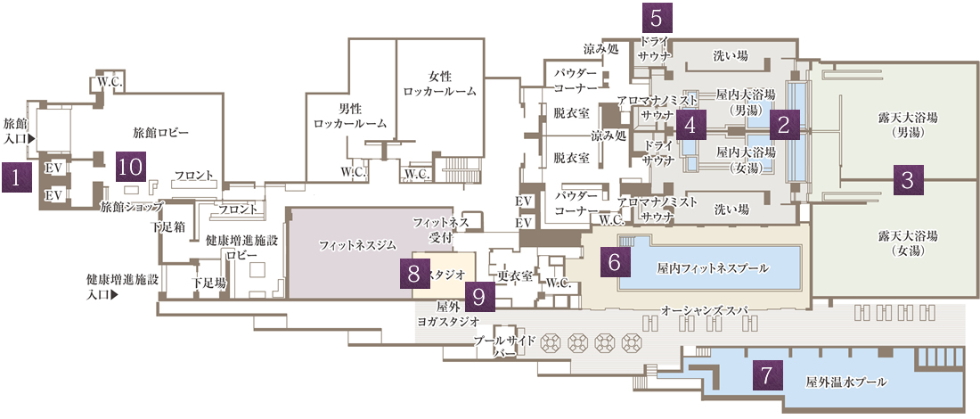 一階の見取り図