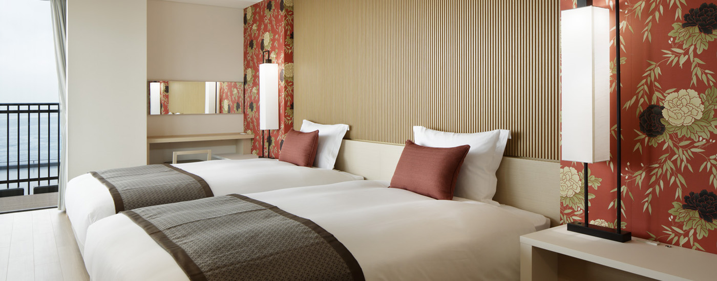 神戸みなと温泉 蓮の和モダン風旅館客室