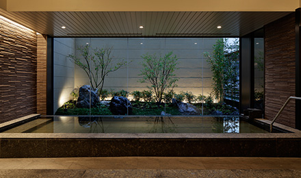 神戸みなと温泉 蓮の屋内大浴場