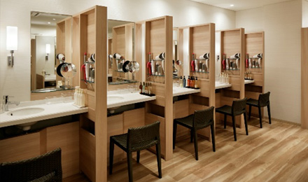 神戸みなと温泉 蓮のパウダールーム