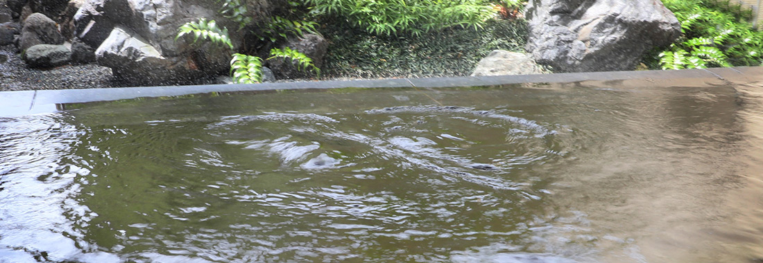 神戸みなと温泉 蓮の露天大浴場
