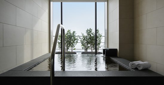 源泉かけ流し半露天風呂イメージ